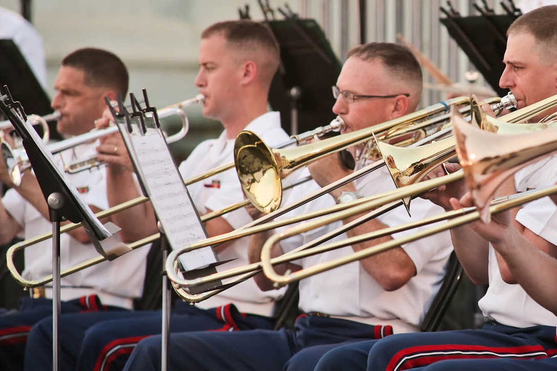 The Marine Band performed an outdoor Summer Fare concert on the west terrace of the U.S. Capitol Thursday evening, June 11. (U.S. Marine Corps photo by Staff Sgt. Brian Rust/released)