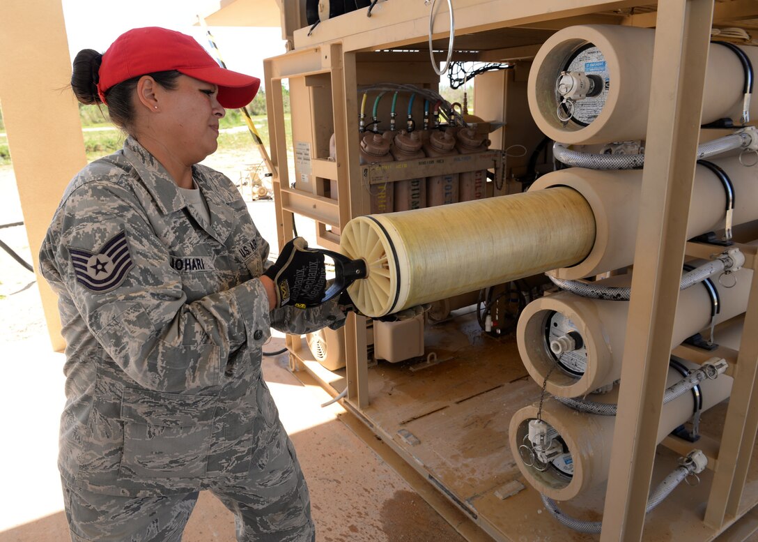 Drink up: Airmen train to purify warfighter water