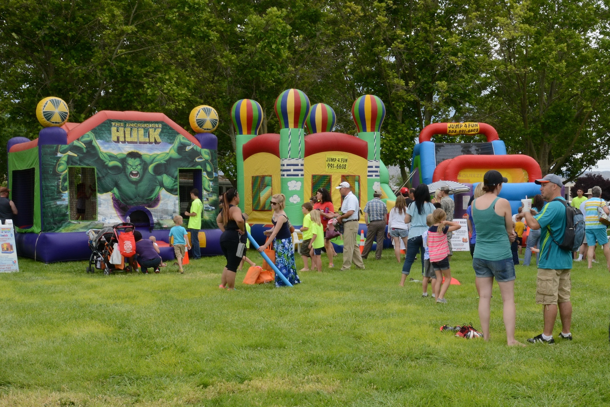 About 7,000 people from base attended Summer Bash, enjoying entertainment, food, drink and goods from more than 100 vendors. (Photo Jamie Burnett)