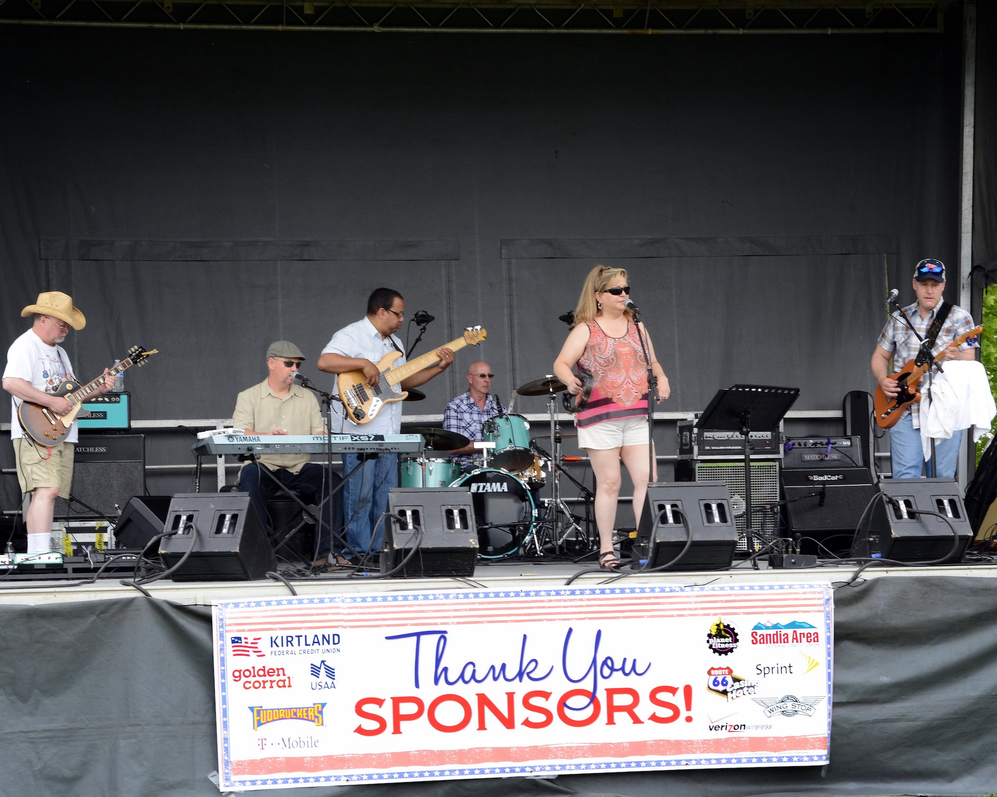 Live music was part of the entertainment at Summer Bash June 5. About 7,000 people from base attended the event, enjoying food, drink and goods from more than 100 vendors. (Photo Jamie Burnett)