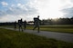 Cadets from the U.S. Air Force Academy, Colo., participate in the 820th Base Defense Group’s weekly ruck march June 5, 2015, at Moody Air Force Base, Ga. Cadets flew in an HC-130J Combat King II and had a firsthand look at the 820th BDG airborne jump and 71st Rescue Squadron training missions following the march. (U.S. Air Force photo by Airman 1st Class Dillian Bamman/Released)