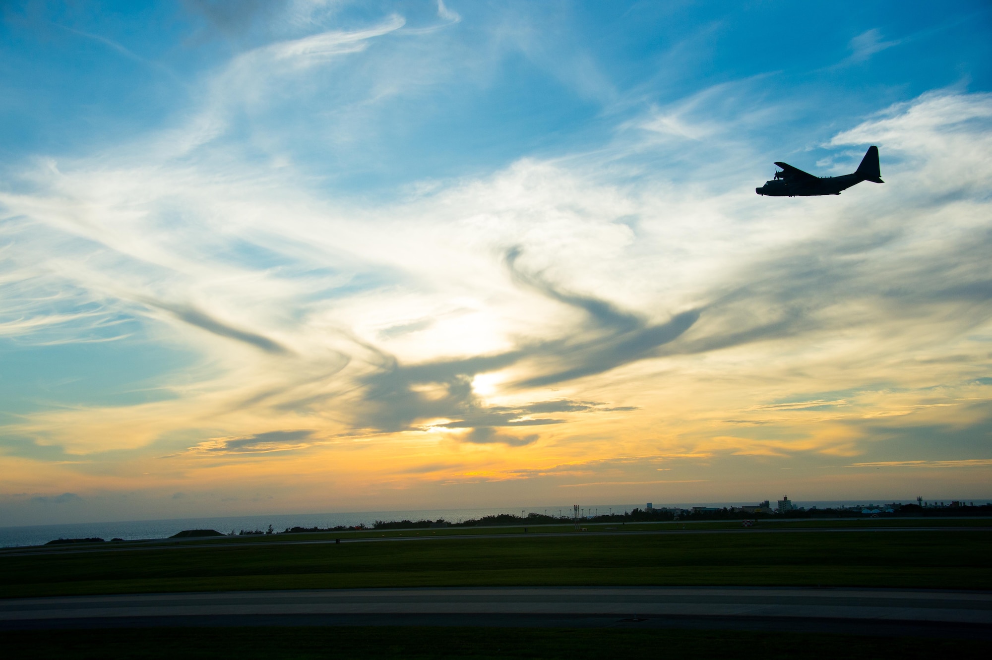 A U.S. Air Force MC-130H Combat Talon II from the 1st Special Operations Squadron takes off from the Kadena Air Base, Japan, flightline May 14, 2015. The 1st Special Operations Squadron operates the MC-130H providing infiltration, exfiltration, and resupply of special operations forces and equipment in hostile or denied territory.  The 1st Special Operations Squadron is one of five squadrons that make up the 353rd Special Operations Group.  As the only Air Force special operations group in the Pacific, they are the focal point for Air Force special operations activities throughout the United States Pacific Command Theater. (U.S. Air Force photo by Airman 1st Class Tyler Woodward)