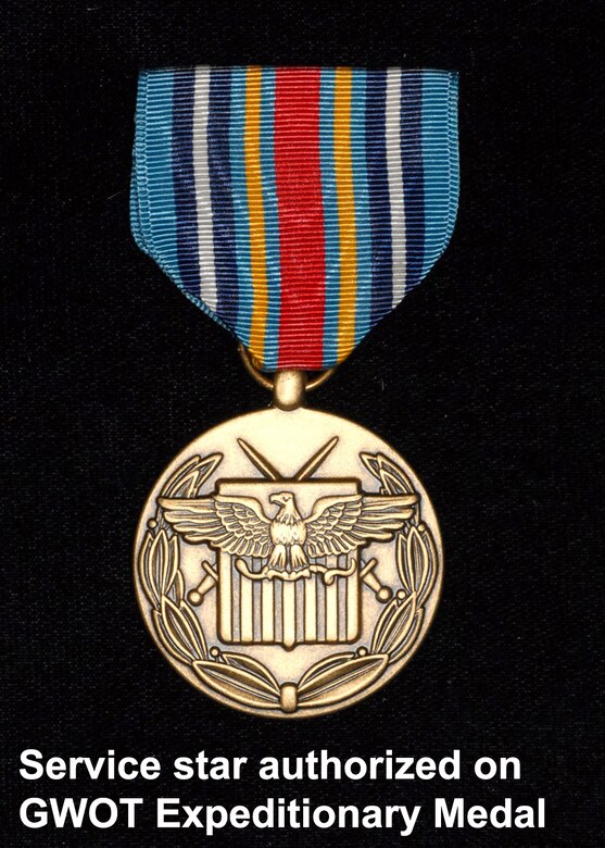 Service Star Authorized On Gwot Expeditionary Medal Air Force S Personnel Center Article Display