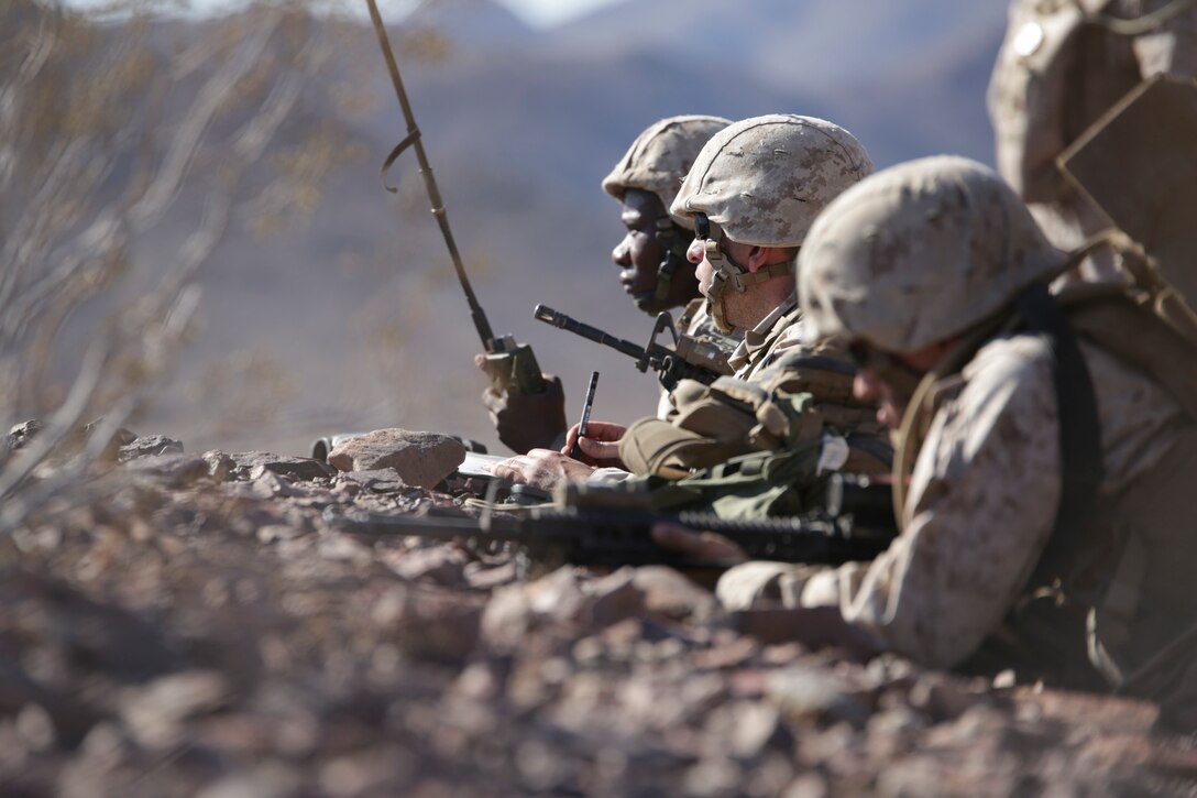 Marines Participate In Live Fire Company Attacks