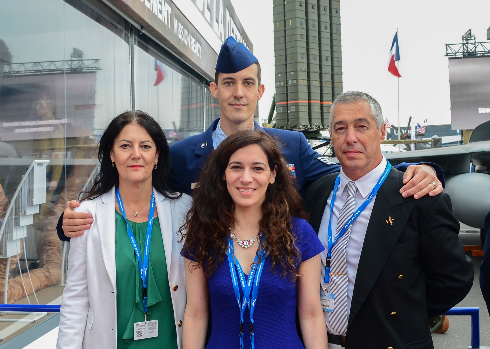 Five United States Air Force #Heroes received medals for their life-saving actions of NATO allies during the Paris Air Show in France June 15, 2015. Airmen put the lives on the line during an exercise in Spain when a Greek F-16 crashed. (U.S. Air Force Photo by Senior Airman Nigel Sandridge/ Released) 