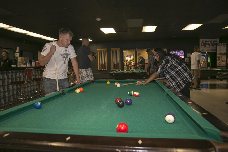 Billiards evoke friendly competition > Marine Corps Air Ground Combat
