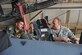 Capt. Andrew Olson, 336th Fighter Squadron pilot, explains components of the F-15E Strike Eagle to Brig. Gen. Keith Givens, Air Force Office of Special Investigations commander, during a tour of the squadron, June 11, 2015, at Seymour Johnson Air Force Base, North Carolina. AFOSI is a federal law enforcement agency responsible for conducting criminal investigations, counterintelligence and specialized investigative activities, protective service operations and integrated force protection for the Air Force. (U.S. Air Force photo/Airman 1st Class Aaron J. Jenne)