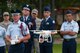 Air Force Junior Reserve Officer Training Corps Cadets from FL-033, Niceville Senior High School, display their science, technology, engineering and mathematics, or STEM, achievements with a multicopter demonstration for Brigadier General Paul Guemmer, commander, Holm Center and other guests at Maxwell Air Force Base, Alabama, June 10, 2015.   (US Air Force photo by Melanie Rodgers Cox) 