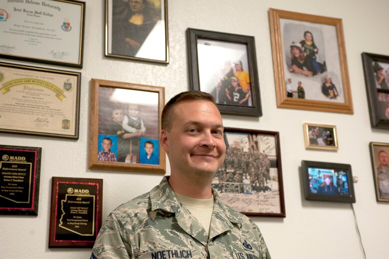 “My kids will make me breakfast in bed and my wife will make me a special dinner. I go golfing and get pampered. It’s my special day.” – Senior Master Sgt. Brian Noethlich, 99th Security Forces Squadron logistics superintendent. (U.S. Air Force photo by Senior Airman Monet Villacorte)