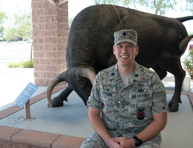 “I spend time with my family watching the final round of the U.S. Open golf tournament. I give my dad a call and wish him a happy Father’s Day as well.” – Lt. Col. Brian Hartless, 99th Civil Engineer Squadron commander. (U.S. Air Force photo by Senior Airman Monet Villacorte)