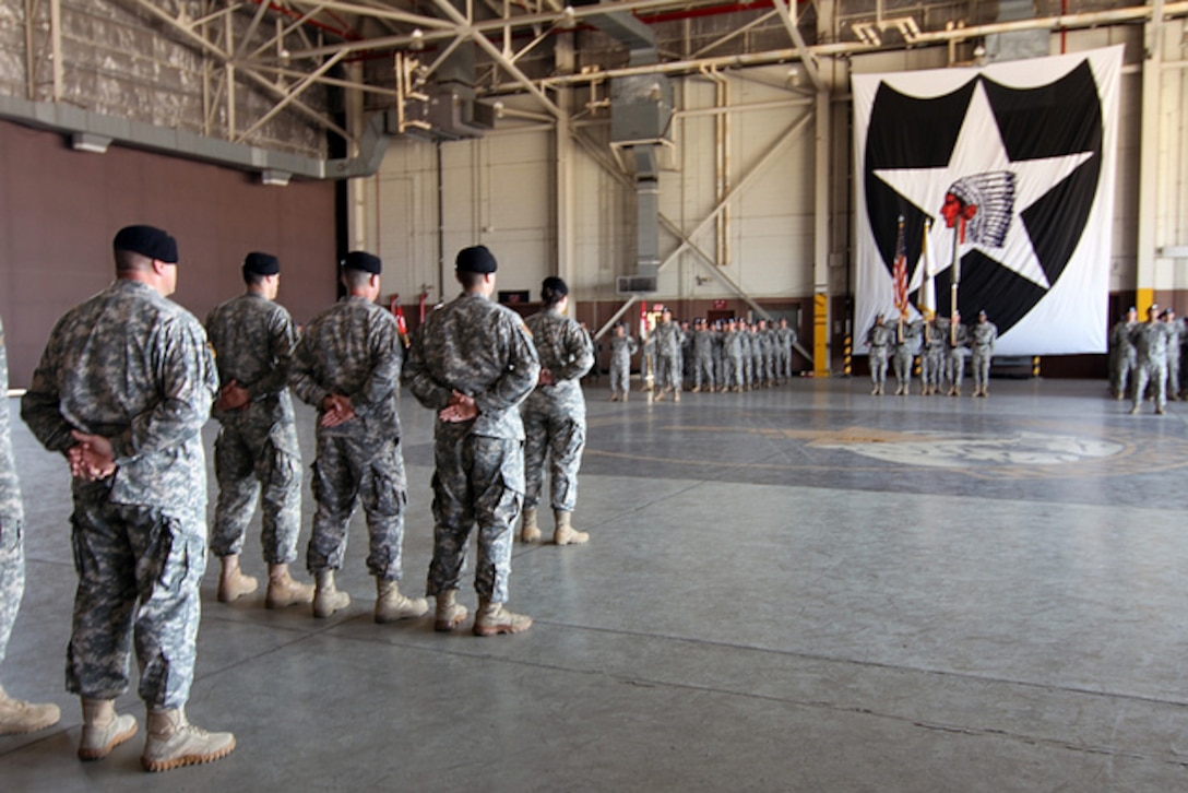 CAMP HUMPHREYS, South Korea – The 2nd Infantry Division officially welcomed Soldiers of the 4th Attack Reconnaissance Squadron, 6th Cavalry Regiment to the land of the morning calm Oct. 18 during a unit colors uncasing ceremony. 