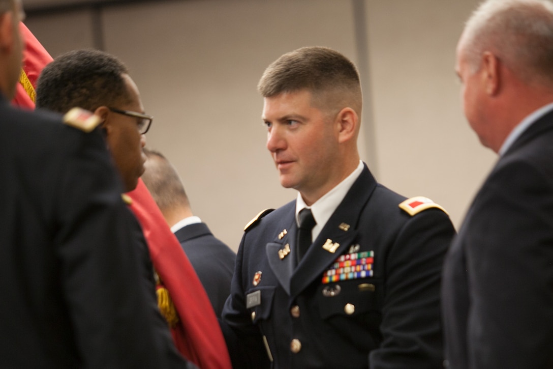 Col. Marvin L. Griffin assumes command of the Savannah District at the Hyatt Regency Hotel in Savannah, Georgia June 19. Griffin arrives at the district following a Senior Service College Fellowship with the Secretary of Defense Corporate Fellowship Program. Griffin’s previous assignments include deployments to Operation Enduring Freedom-Afghanistan, Operation Iraqi Freedom and to Operation Joint Guardian in Kosovo. Griffin is a graduate of the United States Military Academy at West Point and was commissioned into the U.S. Army Corps of Engineers in 1994. 