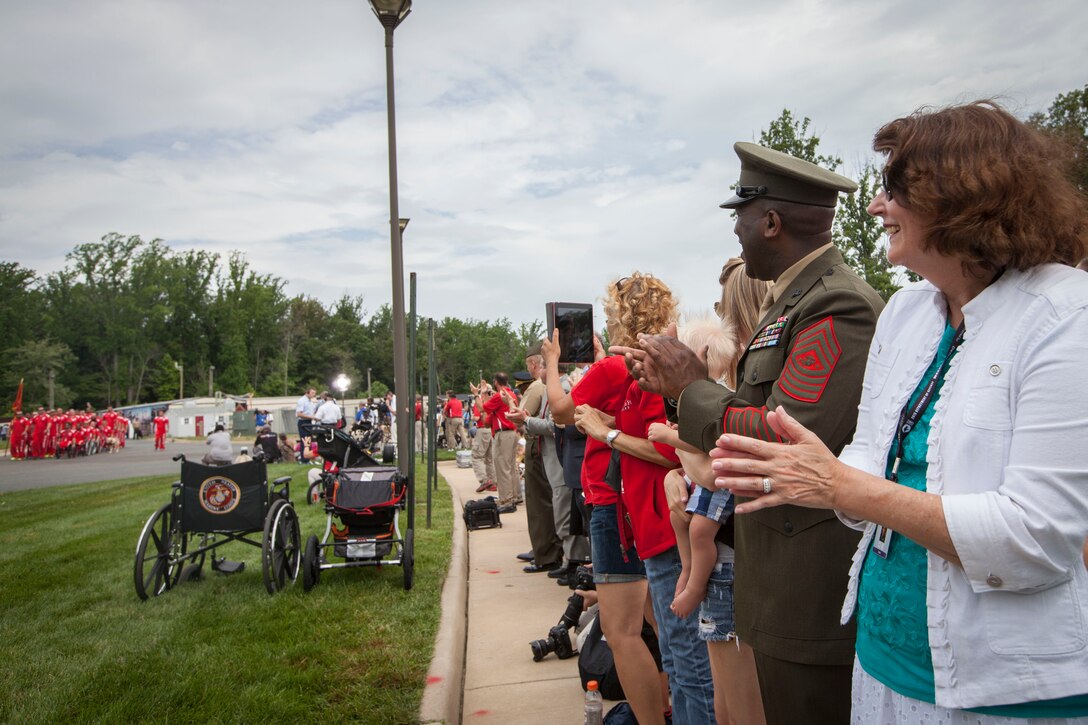 Sgt. Maj. Ronald L. Green, the 18th Sergeant Major of the Marine Corps, attends the opening ceremonies of the 2015 Department of Defense Warrior Games at the National Marine Corps Museum, Quantico, Va., June 19, 2015. (U.S. Marine Corps photo by Sgt. Melissa Marnell/Released)