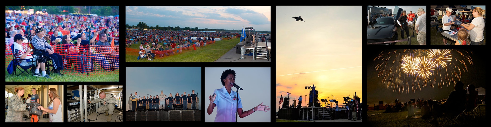 Flyovers by Air Force aircraft, live music, vendors and fireworks are all part of the 2015 Freedom's Call TATTOO on June 26 at Wright-Patterson Air Force Base. TATTOO is part of a series of events being celebrated in the Miami Valley this summer. (Photo by Michelle Gigante)