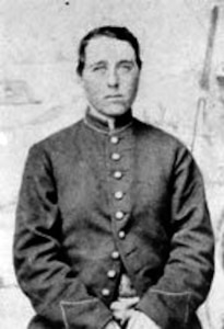 Army Pvt. Albert D.J. Cashier enlisted in the Illinois militia August 3, 1862 at age 19. After being hit by a car in 1911 a doctor discovered he was a woman by the name of Jennie Hodgers. As a Soldier, Cashier frequently went above the call of duty serving in the 95th Illinois Regiment, a unit that saw much combat, including the battle at Vicksburg.