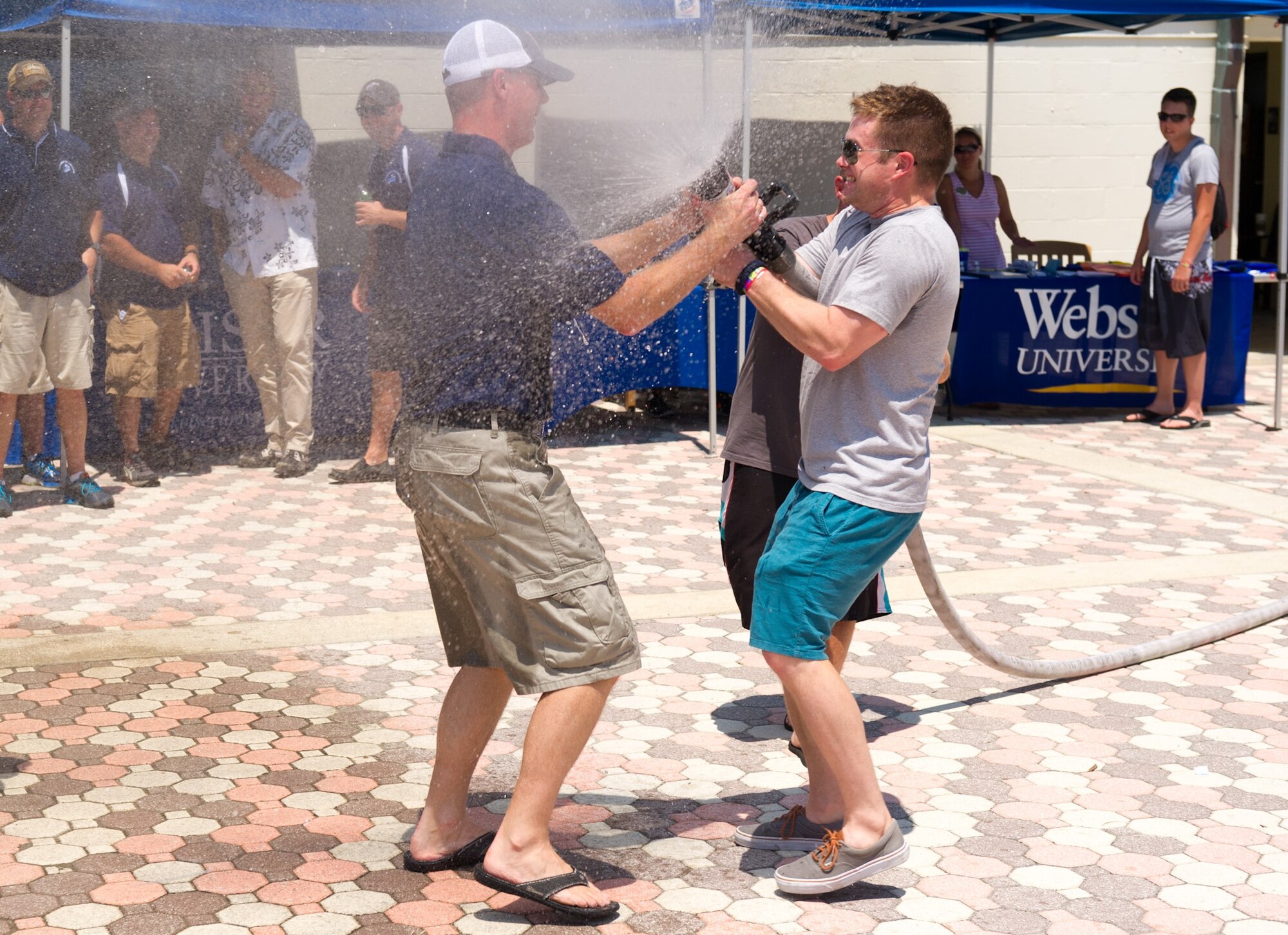 More than 400 service members attended the Junior Enlisted Appreciation Picnic, June 19, at the Beach House at Patrick Air Force Base, Florida. The Patrick AFB Top 3 and Military Affairs Council hosted the event which was open to all military services E-6 and below. (U.S. Air Force photo/Cory Long) (Released) 