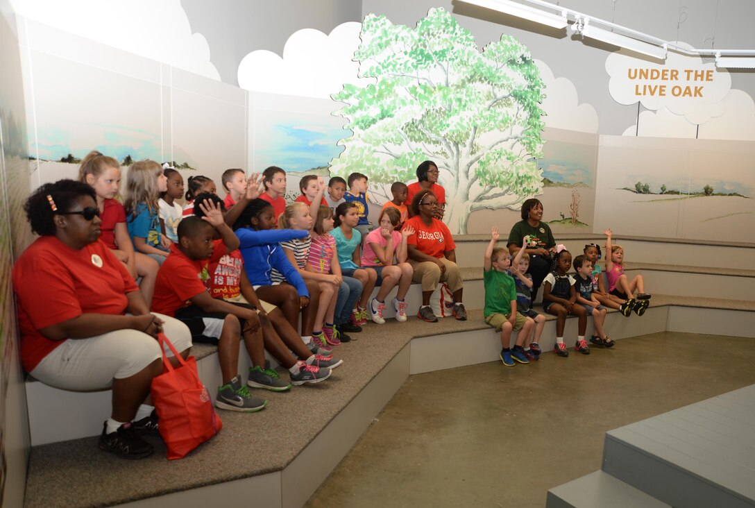 The Child Development Center’s school-age and Pre-K youth at Marine Corps Logistics Base Albany attend a field trip to Thronateeska Heritage Center, Albany, Georgia, June 5. The activities are offered to eligible youth and are a part of the installation’s CDC Summer Camp Program, which will run through July 31.
