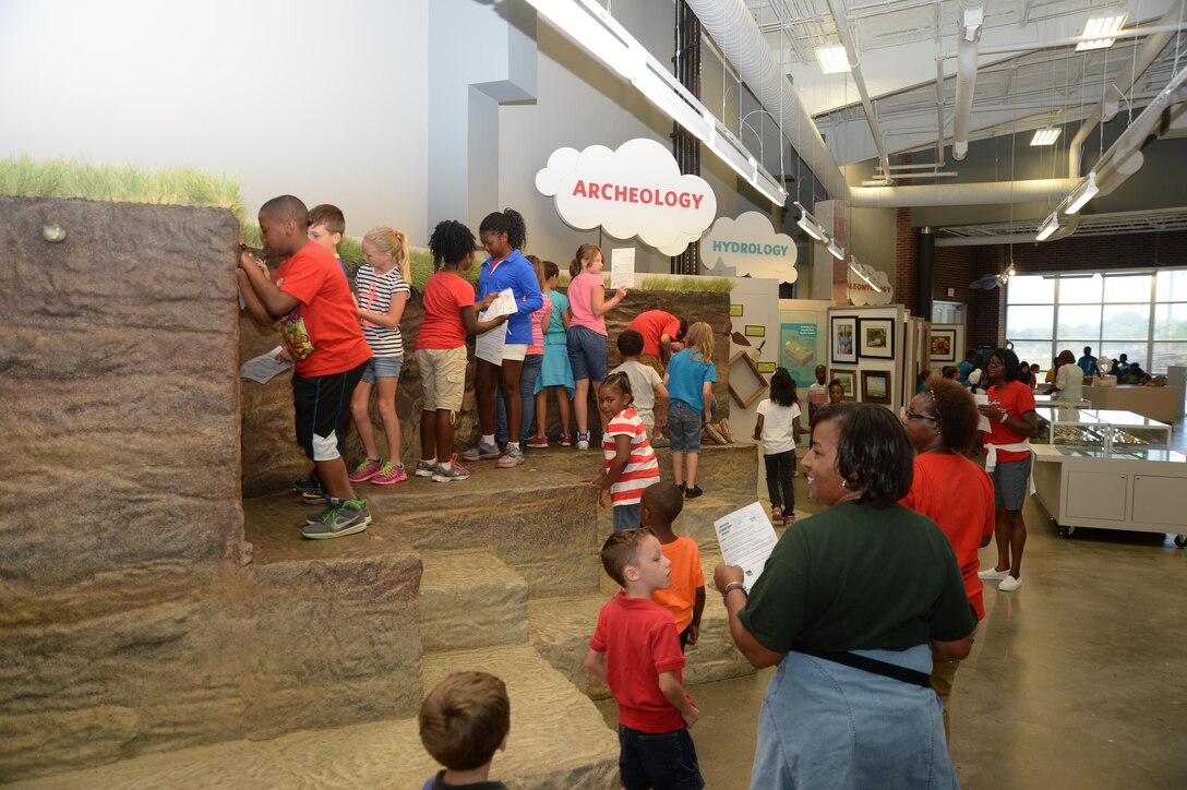 Marine Corps Logistics Base Albany’s Child Development Center’s school-age and Pre-K youth participate in a scavenger hunt, while on a visit to Thronateeska Heritage Center, Albany, Georgia, June 5. The field trip is one of several planned as part of the installation’s CDC Summer Camp Program, will run through July 31, and is offered to eligible youth.