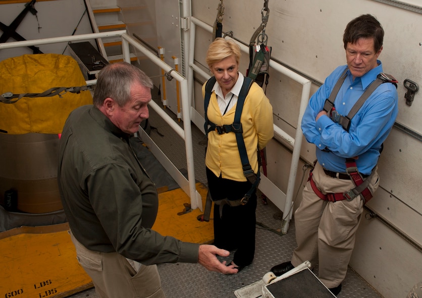 Ms. Anita E. Friedt, principal deputy assistant secretary for nuclear and strategic policy, toured Minot Air Force Base N.D., as part of a treaty compliance visit, June 17, 2015. While at Minot, Friedt visited with Col. Jason Armagost, 5th Bomb Wing commander and Col. Michael Lutton, 91st Missile Wing commander to gain an understanding of how the 5th BW and 91st MW support the inspection provisions of the new START Treaty between the U.S. and Russia. Also, Friedt went on a tour of the Uniform One Missile Training Facility. (U.S. Air Force photos/Stephanie Morris)