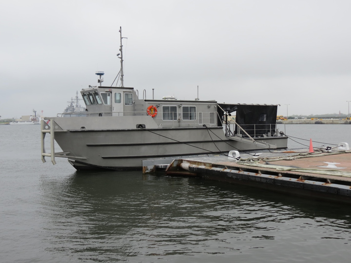 SERMC received a new Diver Support Boat that will enable its divers to conduct sustained waterborne repairs to ships in the Mayport basin.