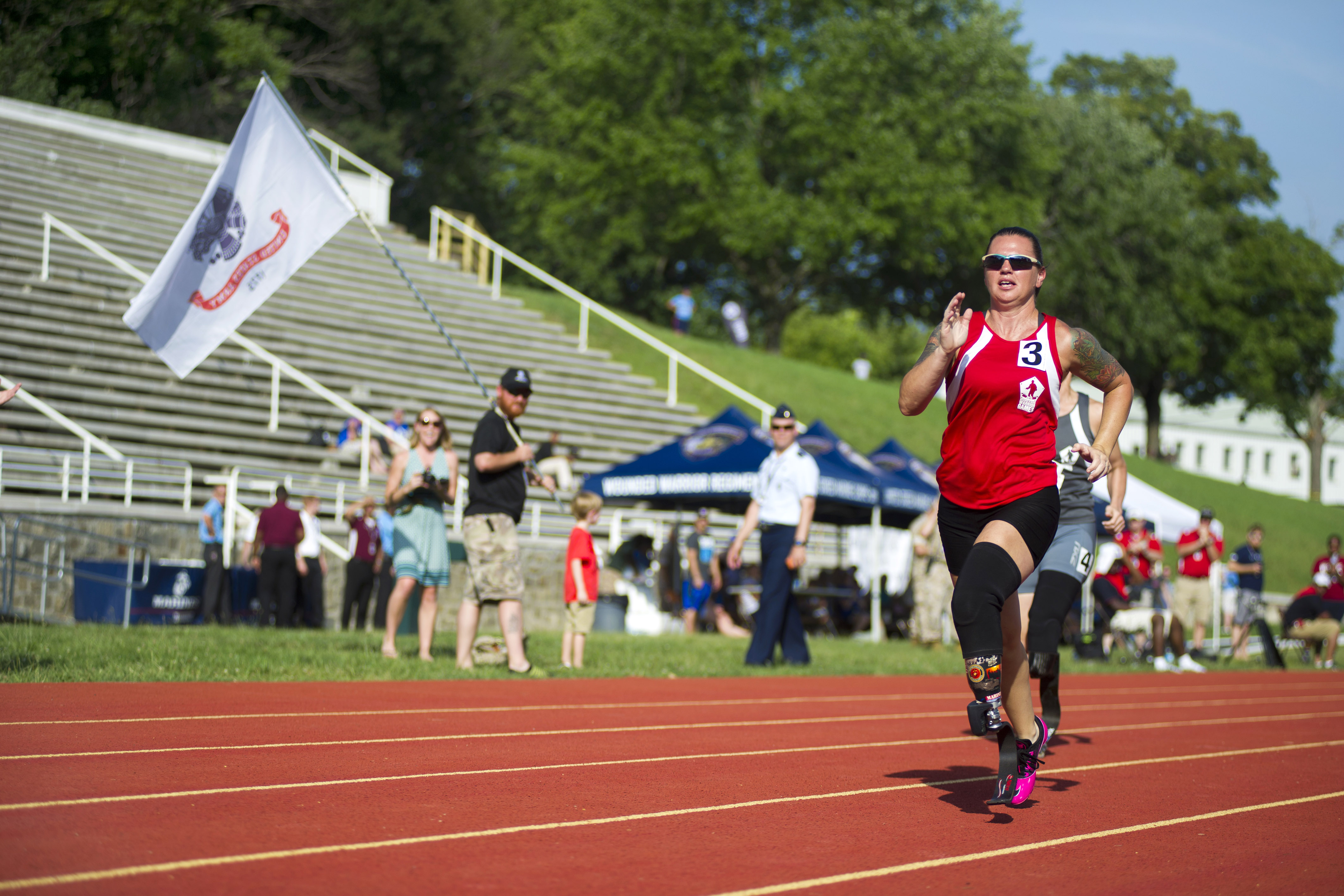 retired-u-s-marine-lance-cpl-sarah-rudder-competes-in-the-100-meter