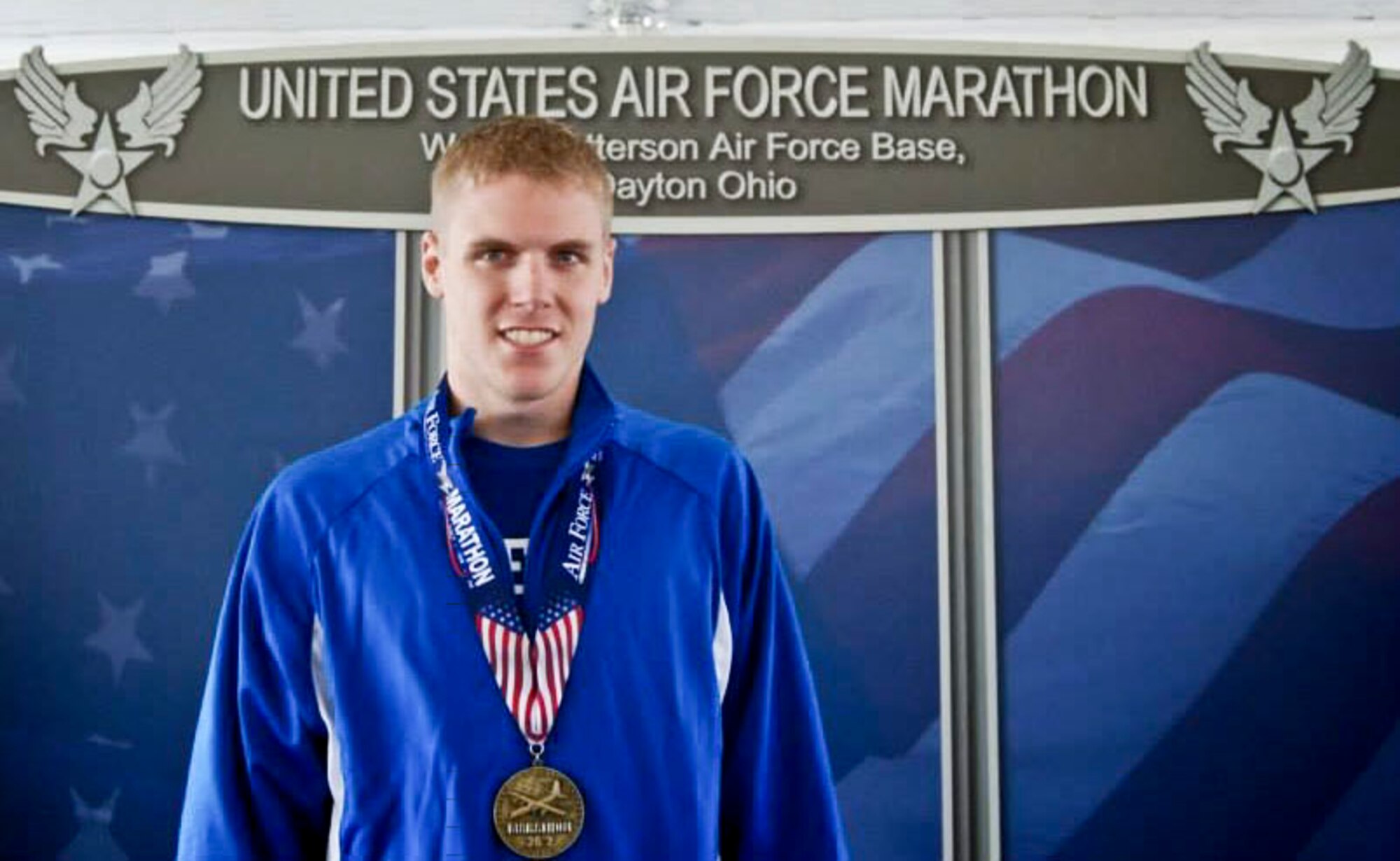 1st Lt. Christopher Chorney, 91st Air Refueling Squadron wing mission planner, previously competed for the Air Education and Training Command’s marathon team before his permanent change of station to MacDill Air Force Base, Fla. He now hopes to help the Air mobility Command’s marathon team take first place at the Air Force Marathon this September. (Courtesy Photo)