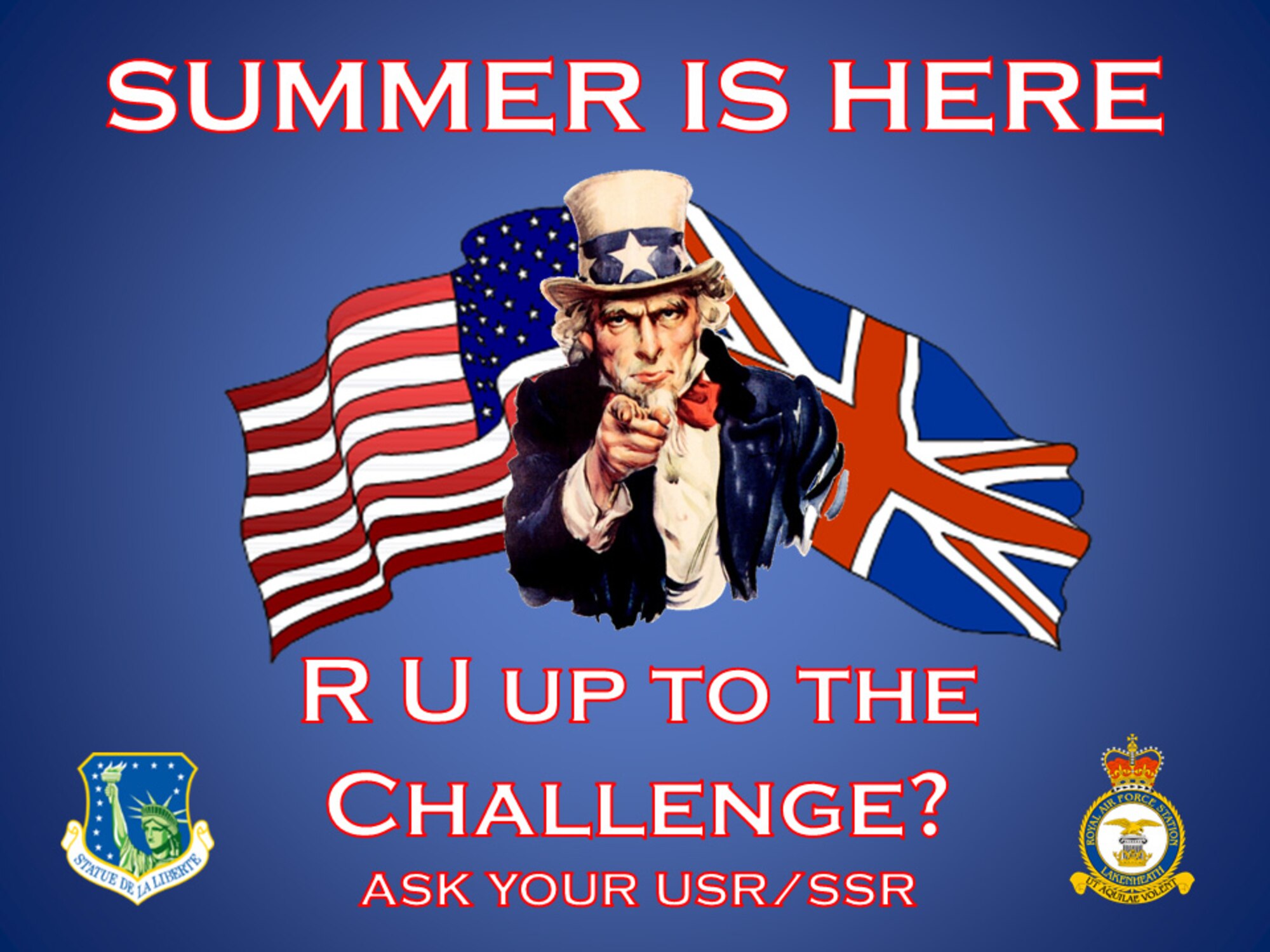 Safety mishaps increase during the summer. Help create a culture of safety by participating in the 48th Fighter Wing Safety Office ‘Quest 4 Zero’ challenge. (Courtesy Graphic)