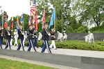 WASHINGTON (June 25, 2015) - U.S. service members from the National Capital Region provide support during a ceremony at the Korean War Memorial in Washington D.C., marking the beginning of the Korean War, 65 years ago. The event was co-produced by the U.S. Army Military District of Washington and the U.S. Park Service June 25, 2015. 