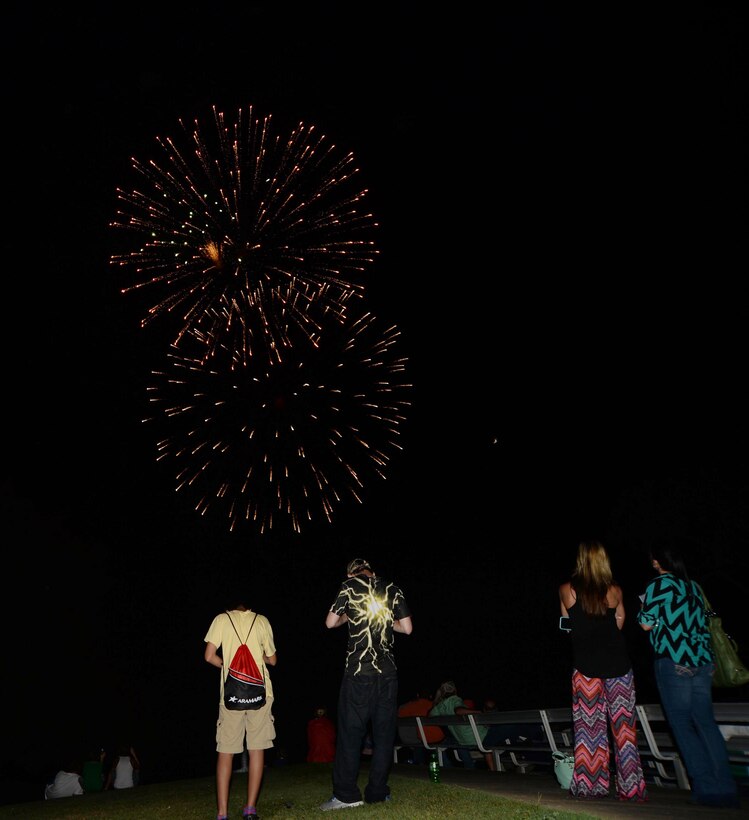 A local band performs aboard Marine Corps Logistics Base Albany during the fireworks display, June 26.