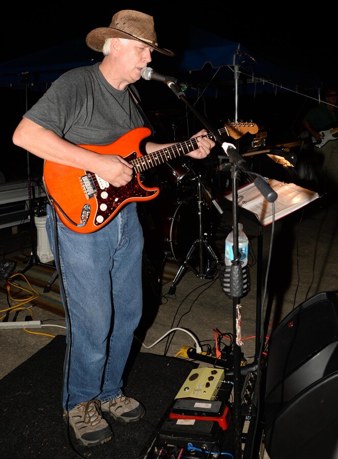 A local band performs aboard Marine Corps Logistics Base Albany during the fireworks display, June 26.
