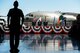 Col. Ethan Griffin (left), 62nd Airlift Wing vice commander, stands at attention as the commander of troops during the 62nd AW change of command ceremony June 26, 2015, at Joint Base Lewis-McChord, Wash. Lt. Gen. Carlton D. Everhart II, 18th Air Force commander, presided over the ceremony in which Col. Leonard J. Kosinski assumed his new role as the 62nd AW commander. (U.S. Air Force photo/Tech. Sgt. Sean Tobin)