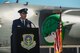 Col. Leonard J. Kosinski, 62nd Airlift Wing commander, addresses the audience upon assuming command of the 62nd AW, June 26, 2015, at Joint Base Lewis-McChord, Wash. Kosinski is a command pilot with more than 3,100 hours flown in the C-17 Globemaster III, the C-5 Galaxy and the KC-10 Extender, among others. (U.S. Air Force photo/Tech. Sgt. Sean Tobin)