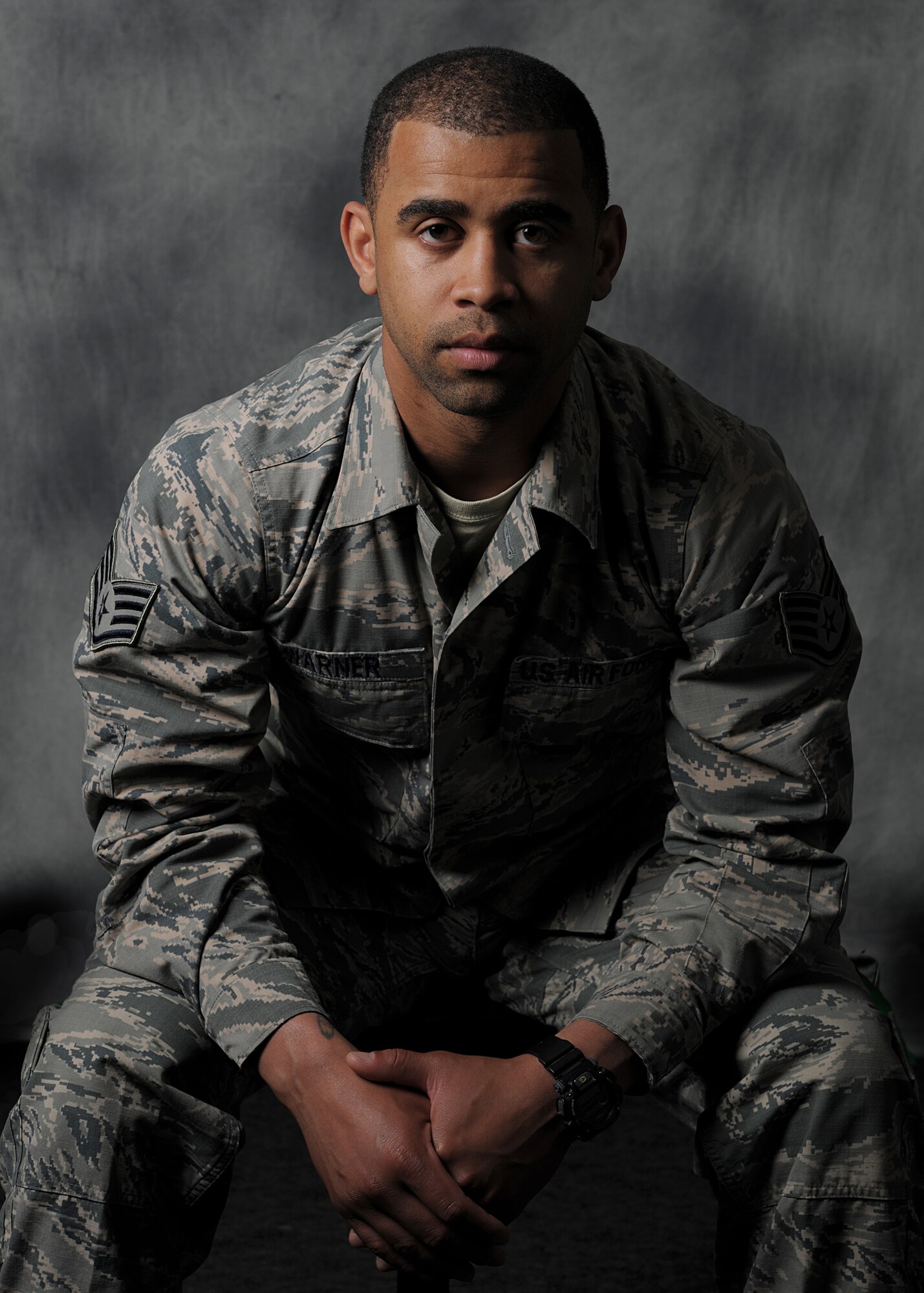 Staff Sgt. Terrance Warner, 48th Communications Squadron quality assurance evaluator, was nominated for a Liberty Spotlight because he embodies the core value of Service Before Self, June 9, 2015. Warner is stationed at Royal Air Force Lakenheath, England, and has served in the U.S. Air Force for more than five years. (U.S. Air Force photo by Senior Airman Erin O’Shea/Released) 