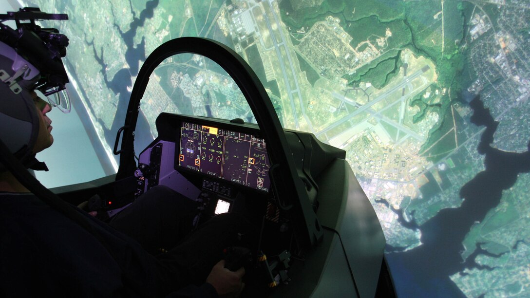 Pilots in Eglin Air Force Base, Florida, use Full Mission Simulators as part of their training with F-35s. The F-35 simulators can also be found at Marine Corps Air Station Yuma, Arizona, where Marine Fighter Attack Squadron (VMFA) 121 trains. The F-35 Full Mission Simulator accurately replicates all sensors and weapons to provide a realistic mission rehearsal and training environment. 