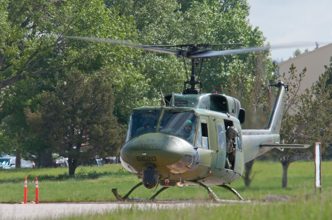 Capt. Michael Carter, 582nd Helicopter Group flight safety officer, prepares to take off from the 37th Helicopter Squadron movement area pad. The squadron has gone more than a decade without a major incident and continues to promote that culture within the ranks of their new Airmen. (U.S. Air Force photo by Airman 1st Class Malcolm Mayfield)