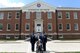 From left to right, Gen. Darren McDew, Air Mobility Command Commander, Retired Lt. Gen. William Welser III, Retired Col. Earl Young, and Lt. Gen. Carlton D. Everhart II, 18th Air Force Commander, stand in front of P-4 after a ribbon cutting of the newly renovated 18th Air Force building June 29, 2015 at Scott Air Force Base. Young and Welser both have the unique distinction of being previous commanders of the 18th Air Force after being activated and reactivated. (U.S. Air Force photo/Senior Airman Joshua Eikren)