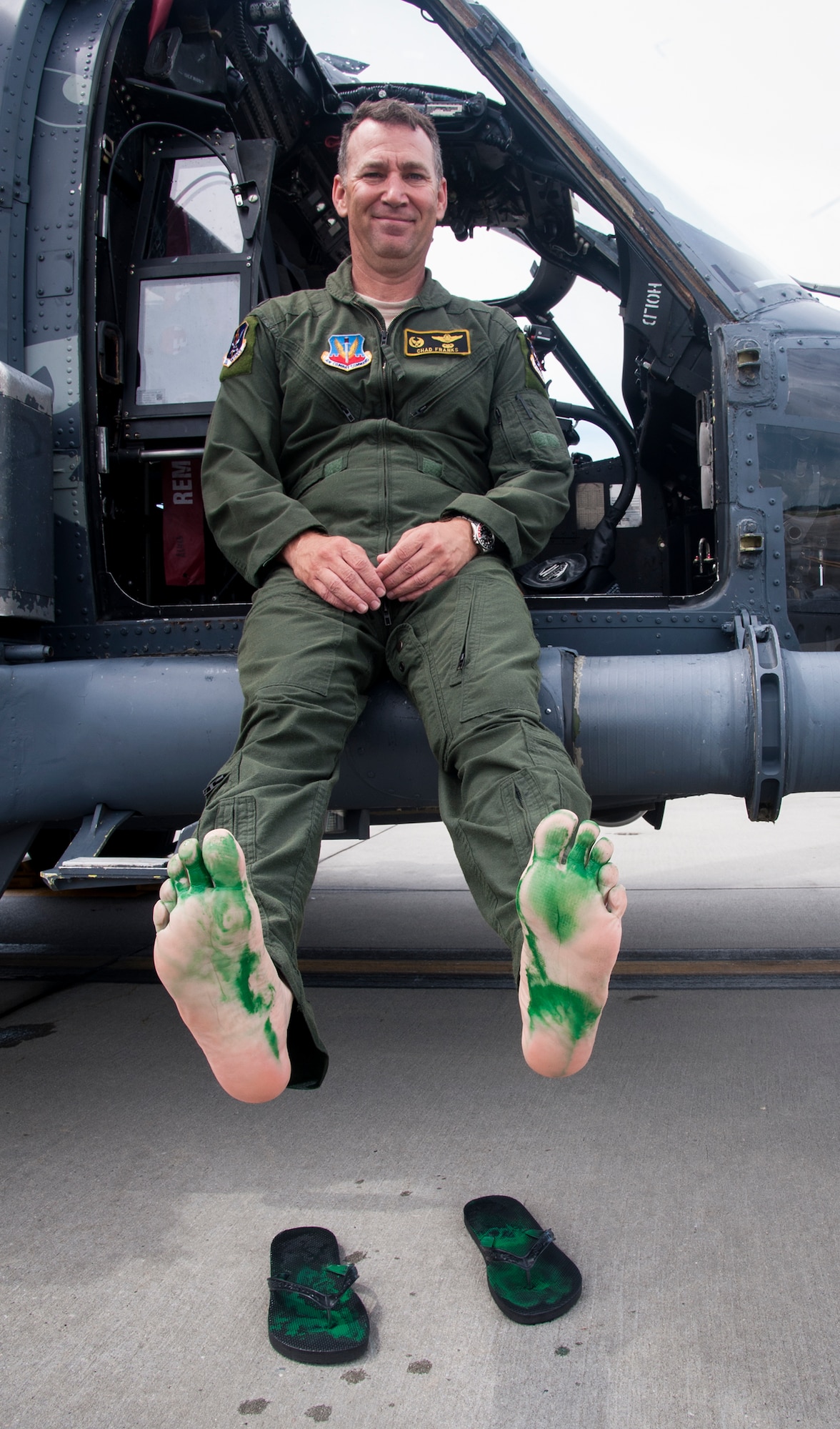 U.S. Air Force Col. Chad Franks, 23d Wing commander, poses for a photo June 26, 2015, at Moody Air Force Base, Ga. Franks, a Command Pilot with more than 3,200 flight hours, has been the 23d Wing commander since July 2013. (U.S. Air Force photo by Andrea Jenkins/Released)

