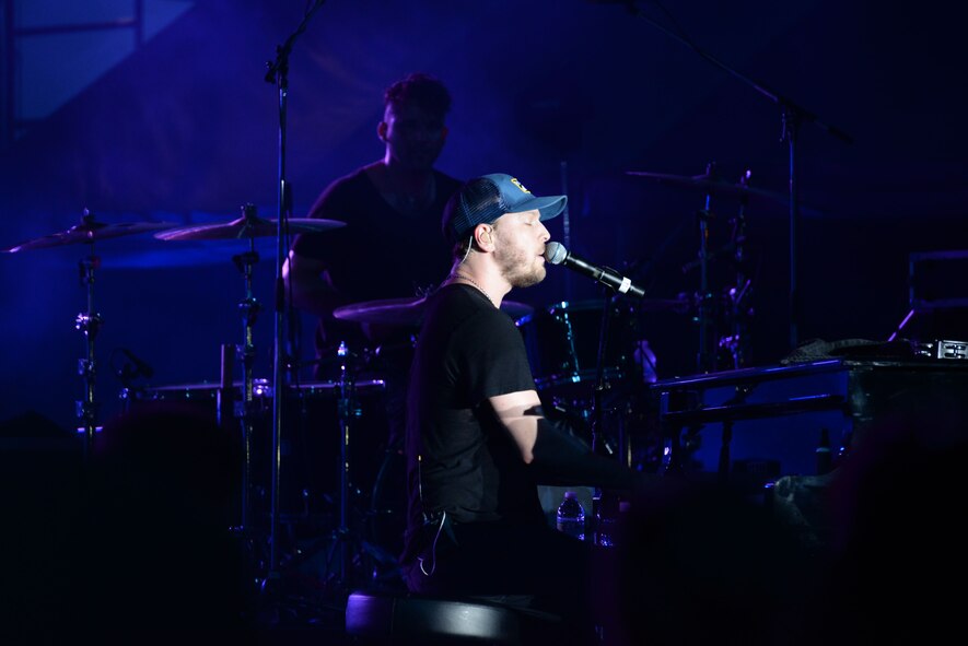 Gavin Degraw performs for members of Team Kadena and their families during Rockin’ the Block on Kadena Air Base, Japan, June 27, 2015. The event also featured performances from Japanese musicians. Rockin’ the Block was held as a community celebration of the Fourth of July. (U.S. Air Force photo by Senior Airman Omari Bernard)