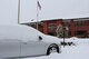 The 932nd Airlift Wing commander's car sits in 8 plus inches of snow Sunday as the big winter front swept through Illinois overnight bringing ice and snow.  Air Force Reserve Command members are reminded to check the weather line at Scott Air Force Base by calling 256-7232.  (U.S. Air Force photo/Maj. Stan Paregien)

As a note from last weekend:  HOW INFORMATION WILL BE RELEASED
In addition to AtHoc messages being sent as required, information about inclement weather base operating procedures will be released through:
-- the Scott AFB public website -- www.scott.af.mil
-- the Straight Talk Line at 256-SAFB (7232)
-- the Scott AFB Facebook page (which has a direct link off of www.scott.af.mil)
-- the MyMC2 mobile app
-- base-wide emails (for early release only).  The Team Scott community is highly encouraged to check these sources first and of course the local television stations.  Be safe!  

