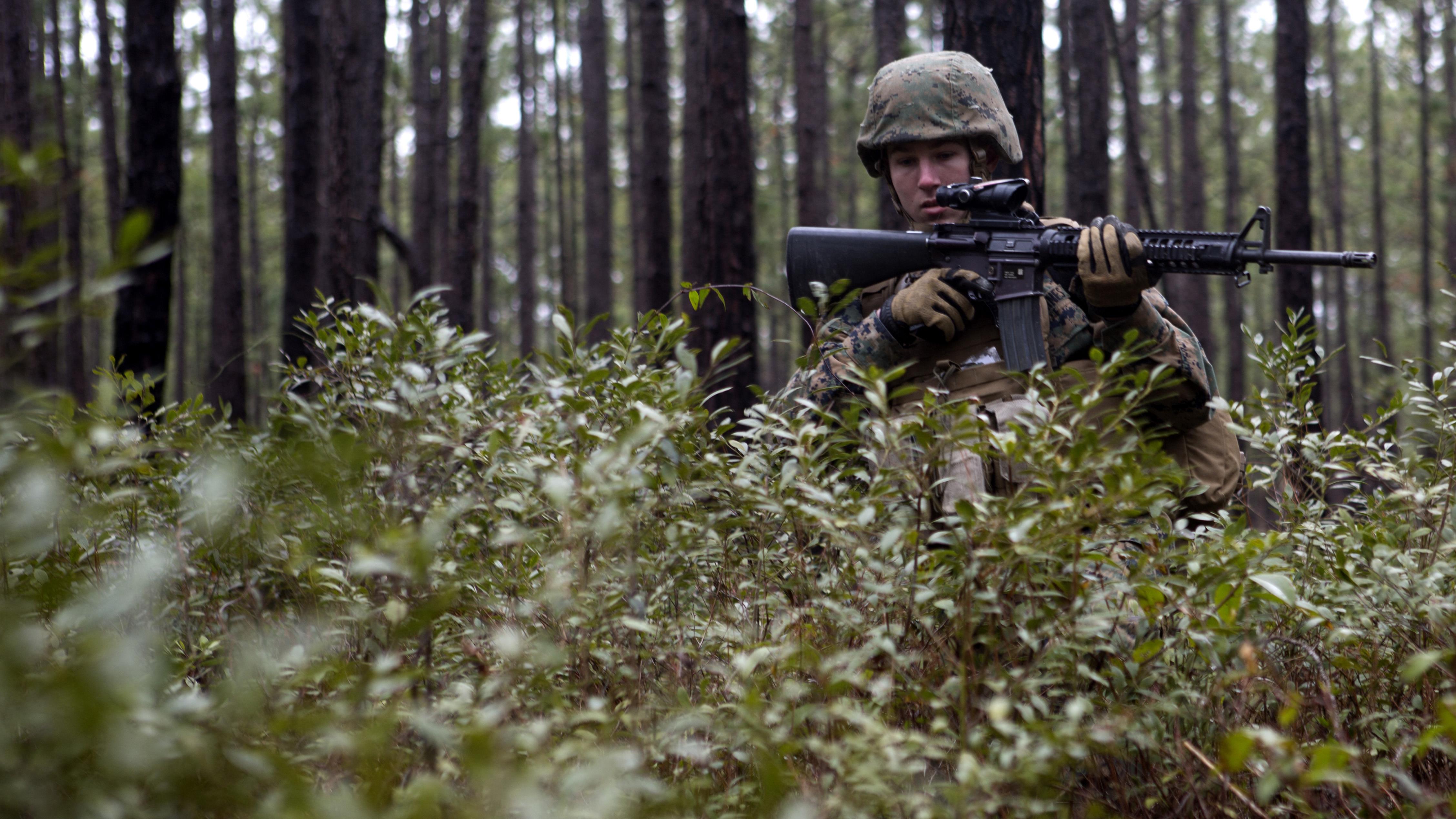 8th ESB patrols Camp Lejeune