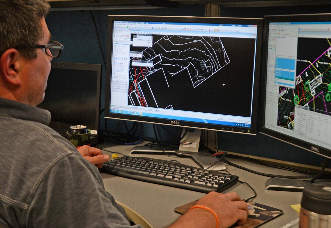 Jim Jacaruso uses math and science when working with Geographic Information System (GIS) software. Jobs like Jacaruso's are recognized as part of the STEM (Science, Technology, Engineering and Mathematics) initiative to promote careers in STEM fields to young people. For more information go to www.usace.army.mil/stem    
