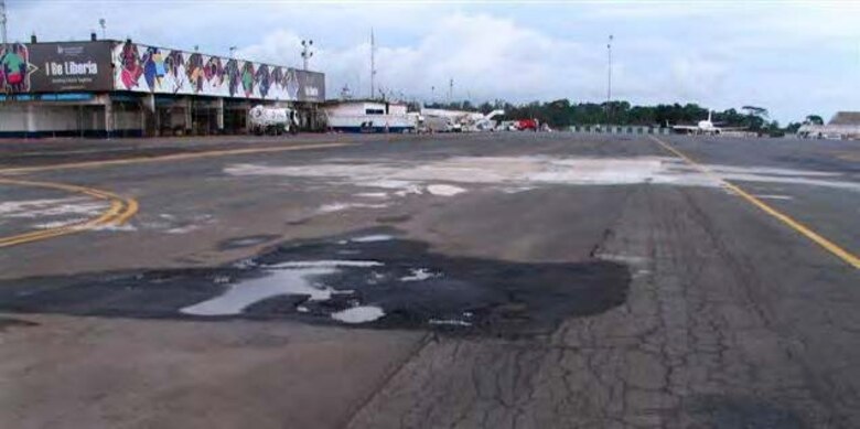 With pavement that is roughly 40 years old, Liberia's Roberts International Airport has been struggling under the demand for humanitarian aid in the midst of the ongoing Ebola Virus crisis. 