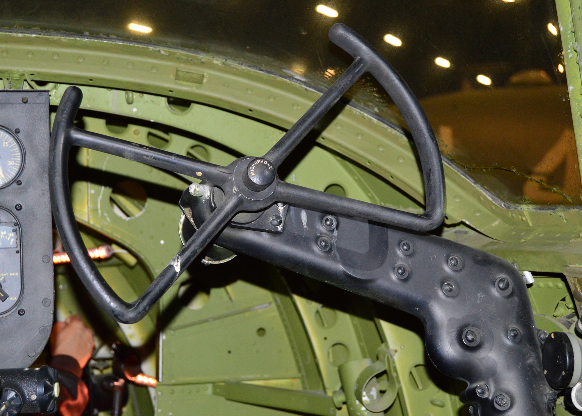 DAYTON, Ohio - Martin B-26G Marauder copilot position in the WWII Gallery at the National Museum of the U.S. Air Force. (U.S. Air Force photo)