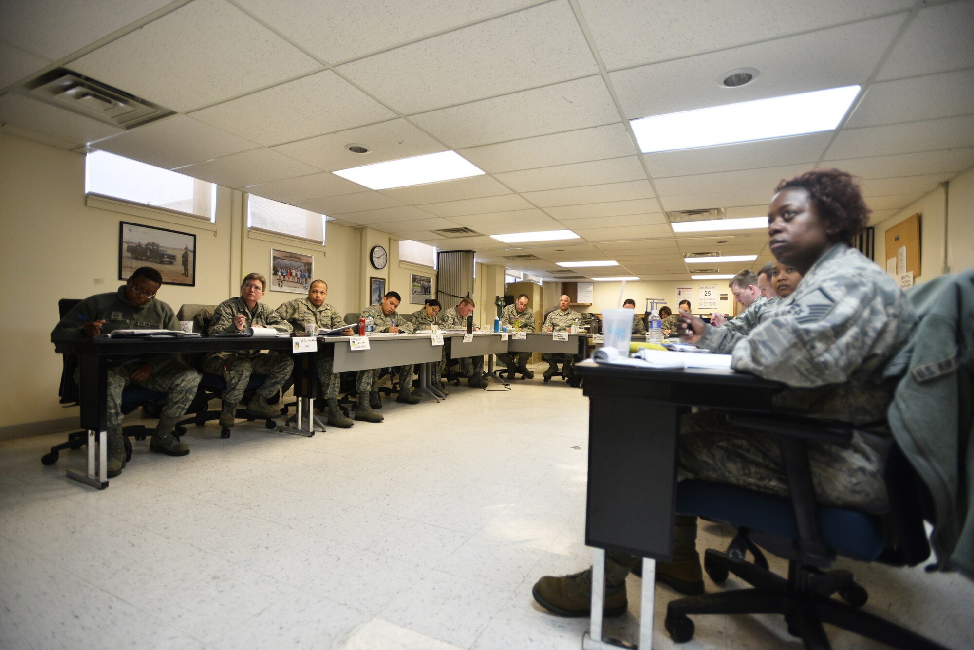 The 107th Airlift Wing hosted an Instructor Certification Program (ICP) here this past week with 16 New York Air National Guardsmen attending in order to become facilitators for Professional Military Education (PME) courses.  Mar. 3, 2015. (U.S. Air National Guard Photo/ Staff Sgt. Ryan Campbell)