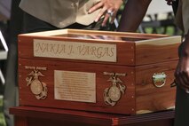 1stSgt Vargas' retirement gift, presented by the command.