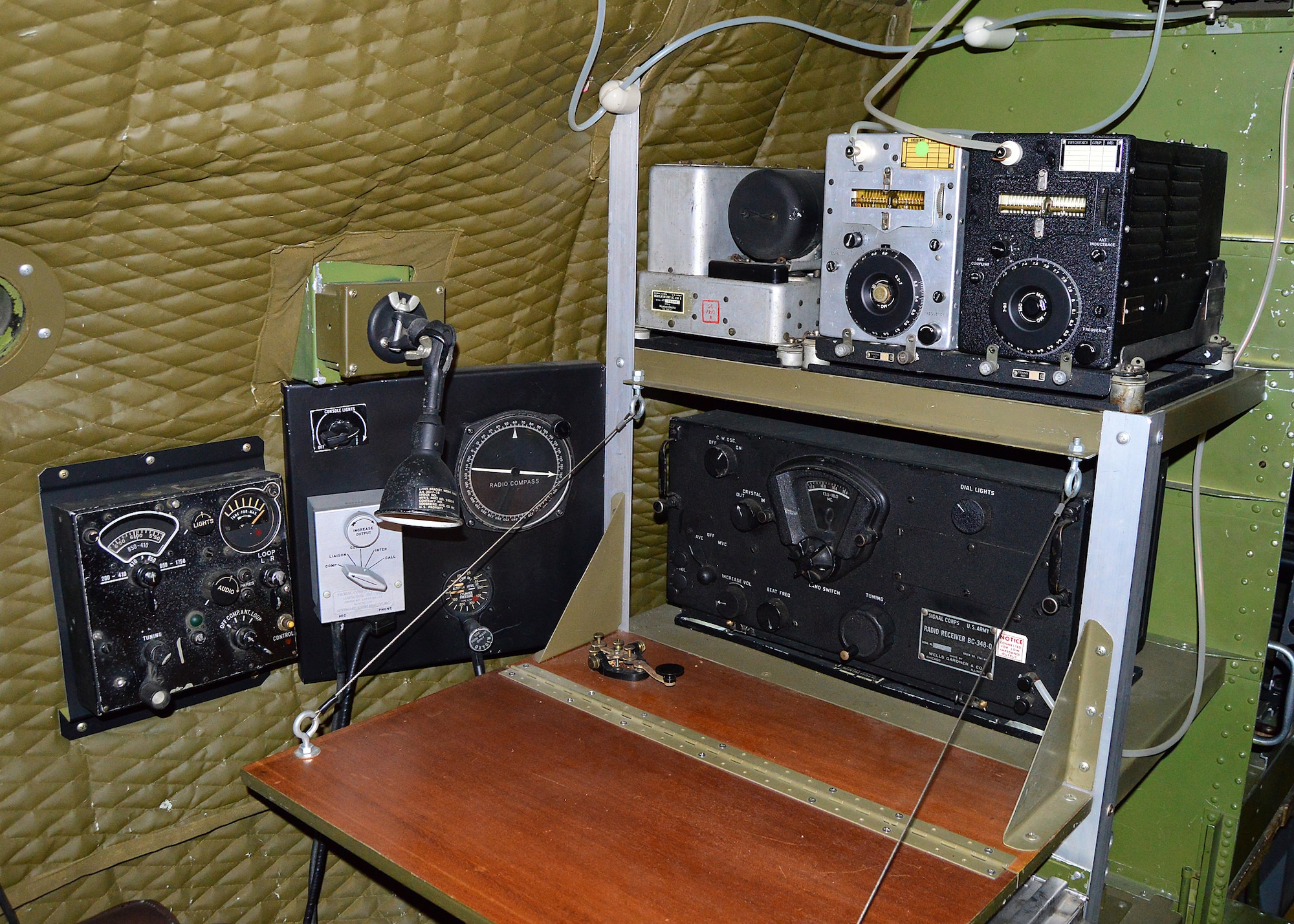 DAYTON, Ohio - Martin B-26G Marauder interior view in the WWII Gallery at the National Museum of the U.S. Air Force. (U.S. Air Force photo)