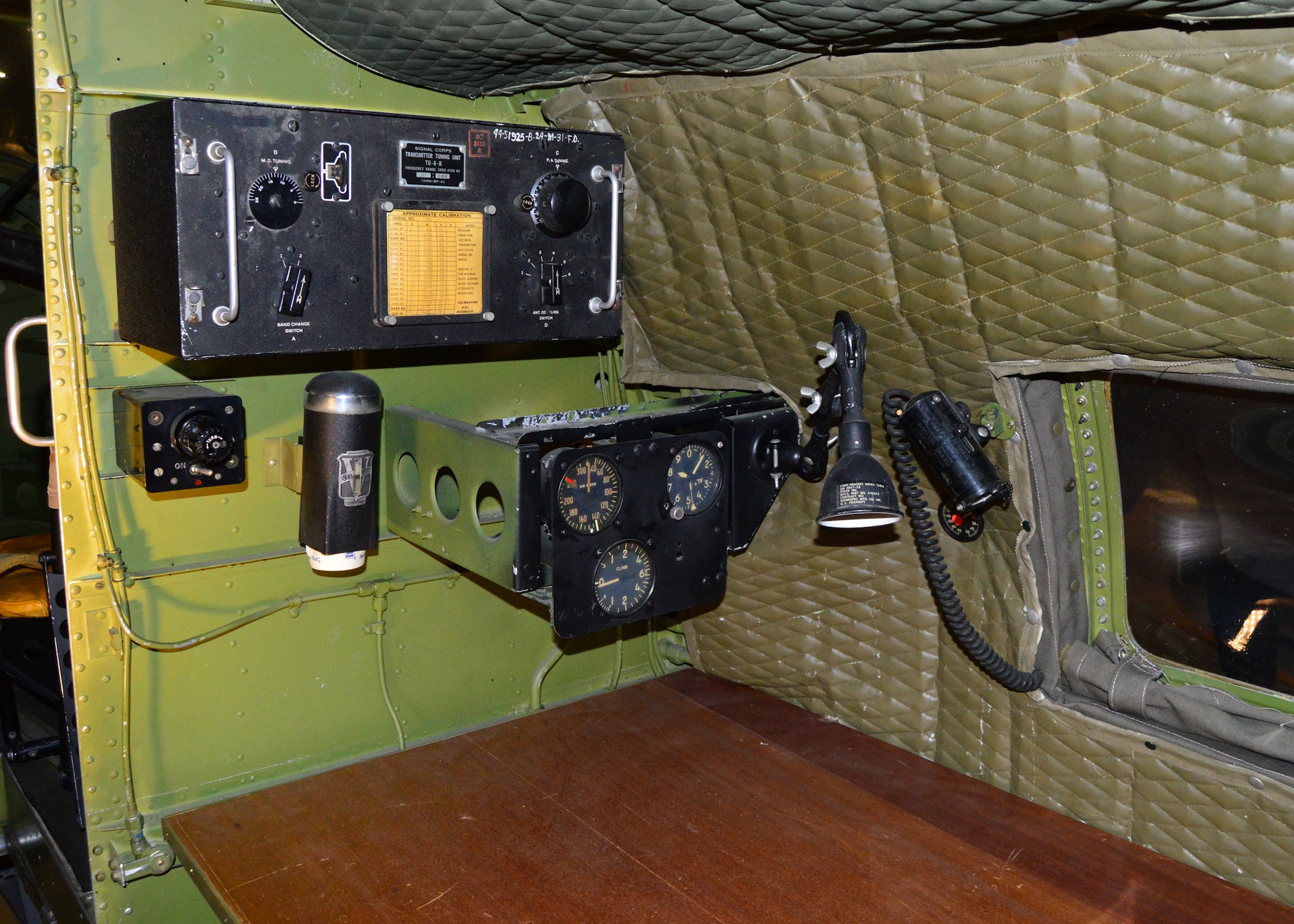 DAYTON, Ohio - Martin B-26G Marauder interior view at the National Museum of the U.S. Air Force. (U.S. Air Force photo)