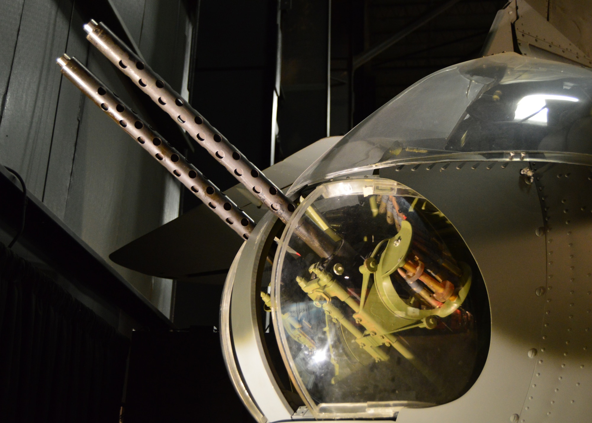 DAYTON, Ohio - Martin B-26G Marauder tail gun position at the National Museum of the U.S. Air Force. (U.S. Air Force photo)