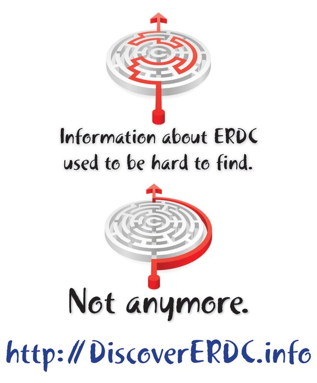 Information about ERDC was once hard to find, but now USACE and ERDC employees can easily connect to hundreds of research and development projects and experts via Discover ERDC. 