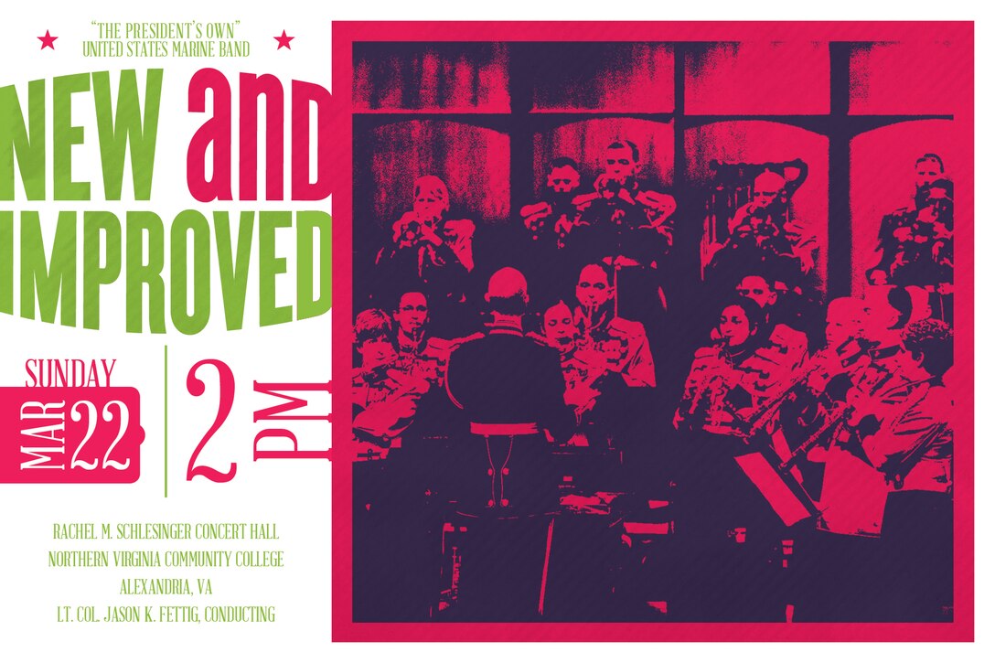 Sunday, March 22 at 2 p.m. - This unusual program is almost entirely filled with music that will be heard for the first time in its current incarnation, from new transcriptions of both contemporary and well-known orchestral compositions to the world première of a new work by Narong Prangcharoen, recipient of the prestigious Barlow Prize. These first performances will also be complemented by a debut of a different sort, when euphonium player Joe Broom (pictured above), prize winner of the Marine Band’s Concerto Competition for High School Musicians, takes the stage to perform with “The President’s Own.” The concert, which will be held at the Rachel M. Schlesinger Concert Hall and Arts Center in Alexandria, Va., is free and no tickets are required.